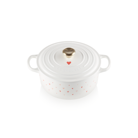 Cocotte Redonda com Corações 22cm - L'Amour