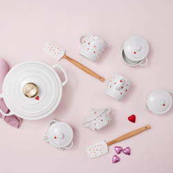 Cocotte Redonda com Corações 22cm - L'Amour