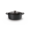 Cocotte Oval 27cm Negro Mate - Evolution