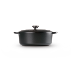 Cocotte Oval 27cm Negro Mate - Evolution