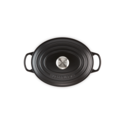 Cocotte Oval 27cm Negro Mate - Evolution