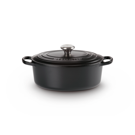 Cocotte Oval 33cm Preto Mate - Evolution