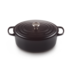Cocotte Oval 40cm Negro Mate - Evolution