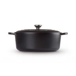Cocotte Oval 40cm Negro Mate - Evolution