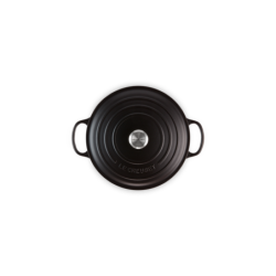 Cocotte Risotto Redonda 30cm Preto Mate