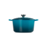High Round Cocotte 24cm Deep Teal