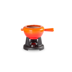 Set Fondue de Hierro Fundido Volcanico