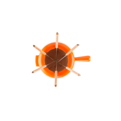 Set Fondue de Ferro Fundido Vulcânico