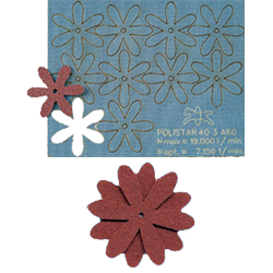 Rebolos De Lamelas Com Haste Polistar PFERD G60 PST 20/1,6 A