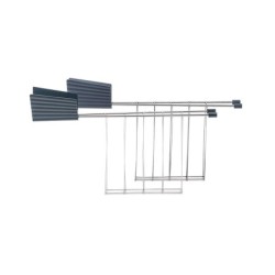 Set 2 Toaster Racks Grey - Plissé