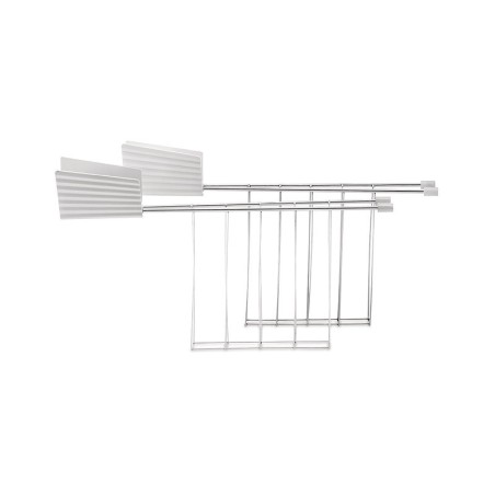 Set 2 Toaster Racks White - Plissé