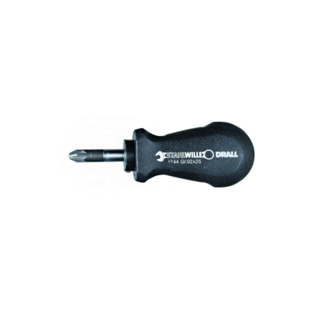 STAHLWILLE Cross-Head Screwdriver DRALL+ for POZIDRIV/SUPADRIV®, Stubby Size 1