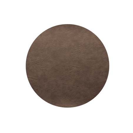 Placemat ᴓ38cm Nougat - Vegan Leather