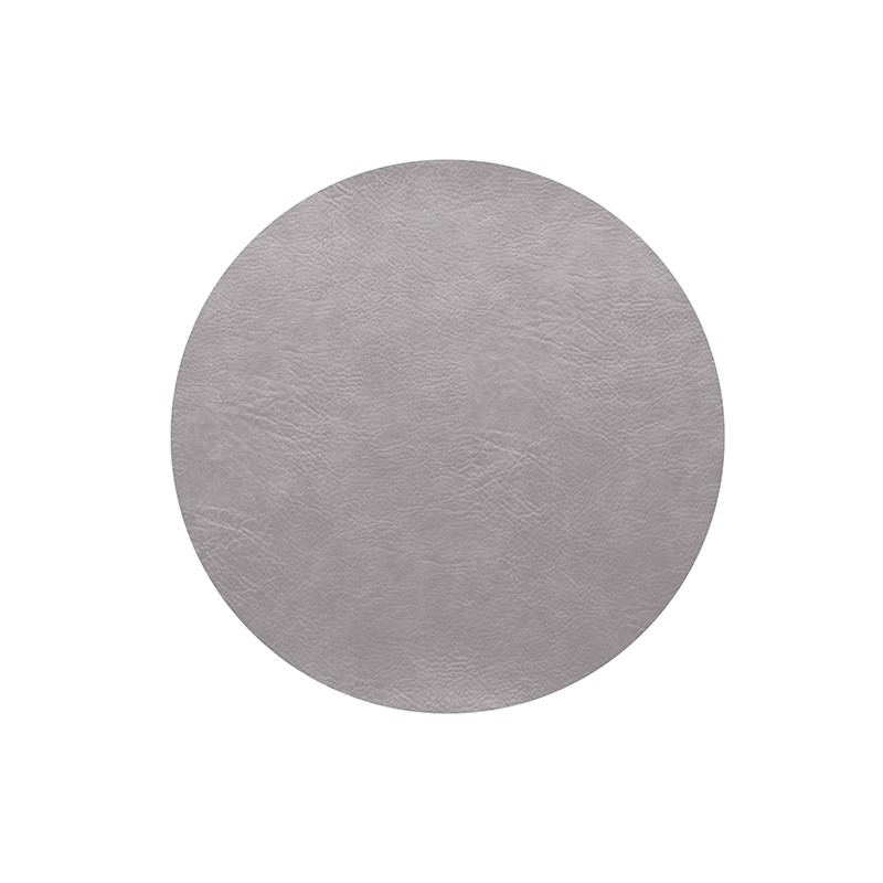 Mantel Individual ᴓ38cm Gris - Vegan Leather