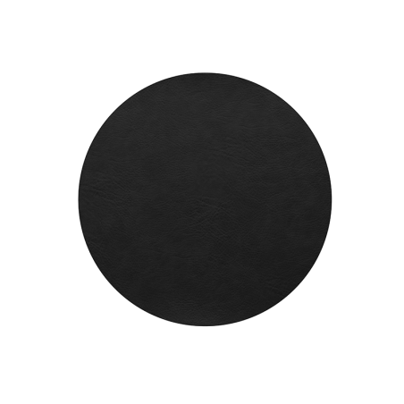 Mantel Individual ᴓ38cm Negro - Vegan Leather