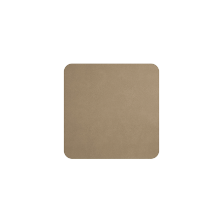 Set of 4 Coasters 10x10cm Sandstone - Soft Leather