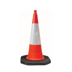 CONE SINALIZAÇÃO 100CM BANDA REFLECTORA