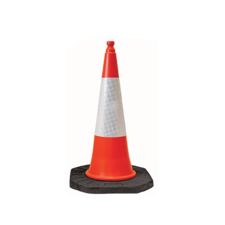 CONE SINALIZAÇÃO 100CM BANDA REFLECTORA