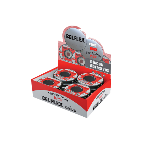 BELFLEX Display Box with Stainless Steel Discs 115 x 1 x 22 mm
