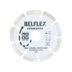 Disco SLP Segmentado Laser Profissional Uso Geral 140 x 7 x 22 mm BELFLEX