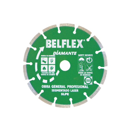 BELFLEX SLP Laser Segmented Professional General Purpose Disc 230 x 7 x 22 mm