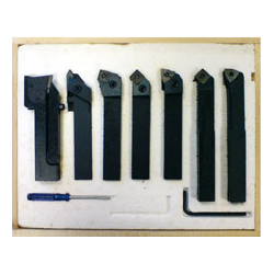 BELFLEX 7 Turning Tools Chrome Tin Alloy in Wood Box 16 mm