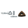 BELFLEX 10 Placas de Corte W/80º AU for Holder 20 mm