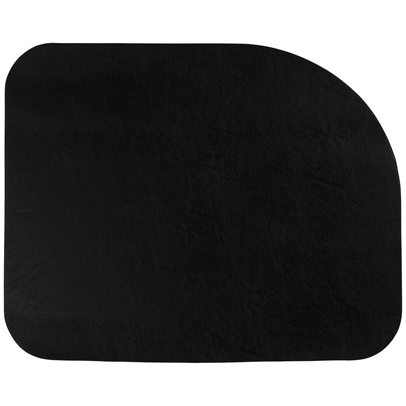 Placemat 46x36,5cm Black - Vegan Leather