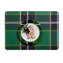 Mantel Individual Verde - Tartan