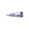 KING TONY 1/4' 7x1.2mm Slotted Bit Socket 37mm