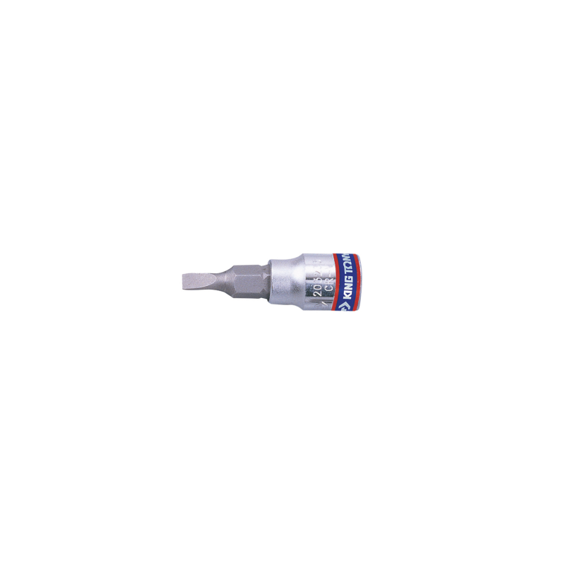 Chave de Caixa com Ponta de Fenda 8x1.2mm 37mm 1/4' KING TONY Chave de Caixa com Ponta de Fenda 8x1.2mm 37mm 1/4' KING TONY