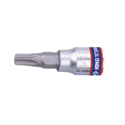 KING TONY 1/4' T25H RESISTORX® Bit Socket 37mm