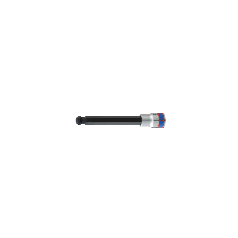 Llave de Vaso con Punta Hexagonal Cabeza Esférica H8 1/2' 80mm KING TONY