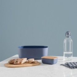Caixa para Pão e Tábua - Box It Azul Escuro