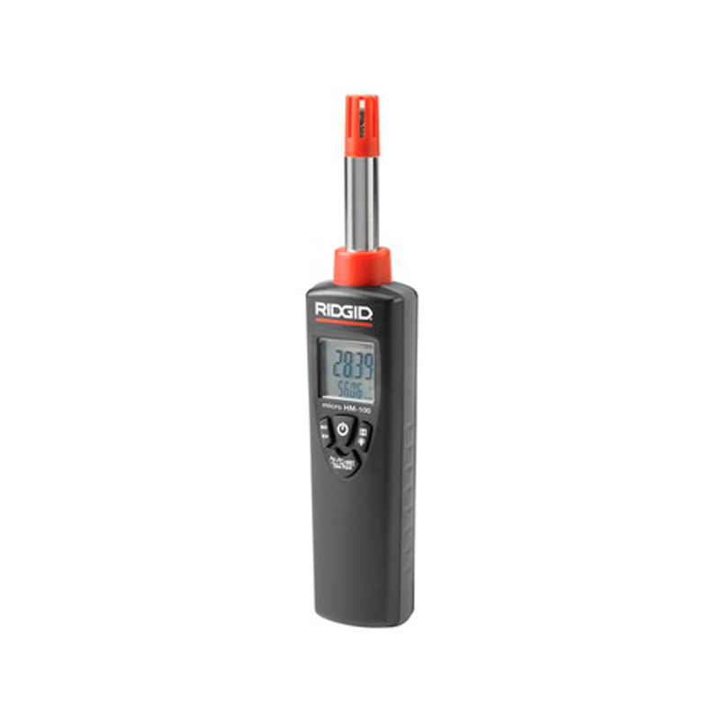 Medidor de Humidade e Temperatura Micro HM-100 RIDGID Medidor de Humidade e Temperatura Micro HM-100 RIDGID