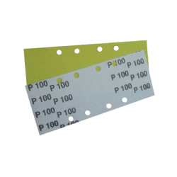 BELFLEX Punched Sandpaper Sheets with Velcro A-100 P/V 80 x 133 mm