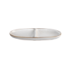 Prato Aperitivo Oval 2 Seções 20x10cm Areia – Saisons