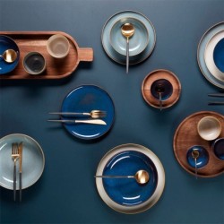Prato de Sobremesa Ø21cm Azul Denim - Saisons