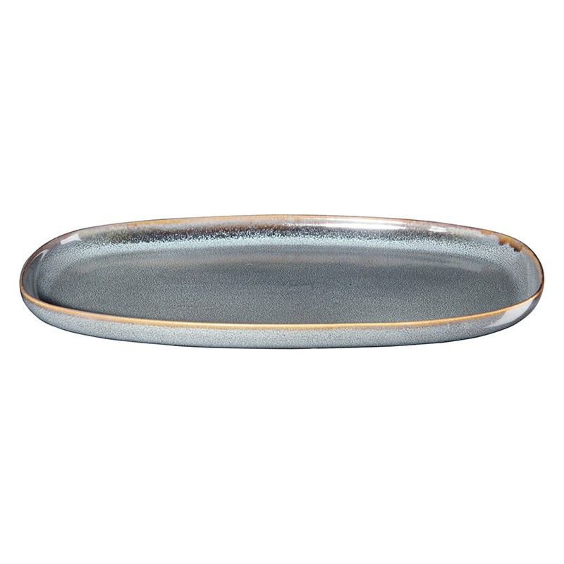 Oval Plate 30x18cm Denim – Saisons Oval Plate 30x18cm Denim – Saisons