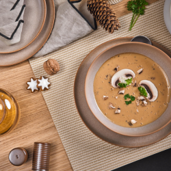 Prato Pasta/Sopa ᴓ21cm Amêndoa - Saisons
