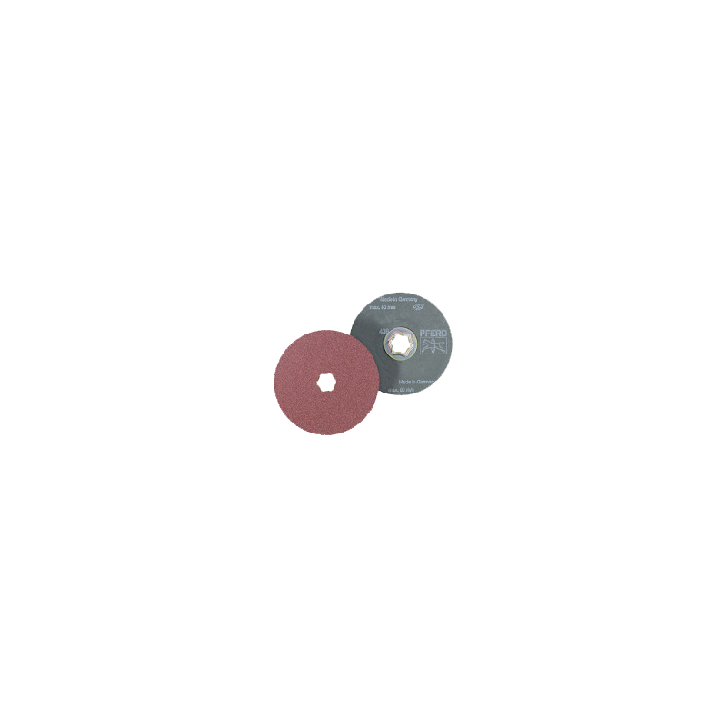 PFERD Combiclick Fibre Discs Ceramic Oxide Grain CO G80 115 mm PFERD Combiclick Fibre Discs Ceramic Oxide Grain CO G80 115 mm