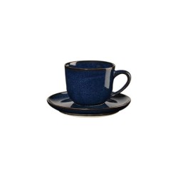 Chávena Expresso com Pires 90ml Azul Meia-Noite – Saisons