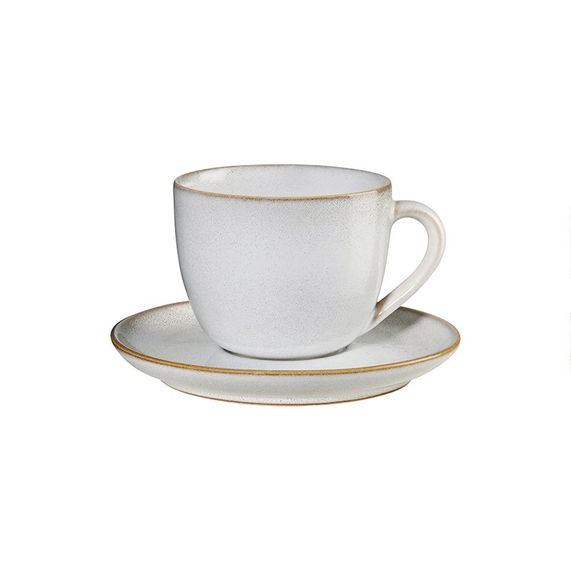 Chávena Cappuccino com Pires 230ml Areia – Saisons