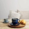 Chávena Cappuccino com Pires 230ml Azul Meia-Noite – Saisons