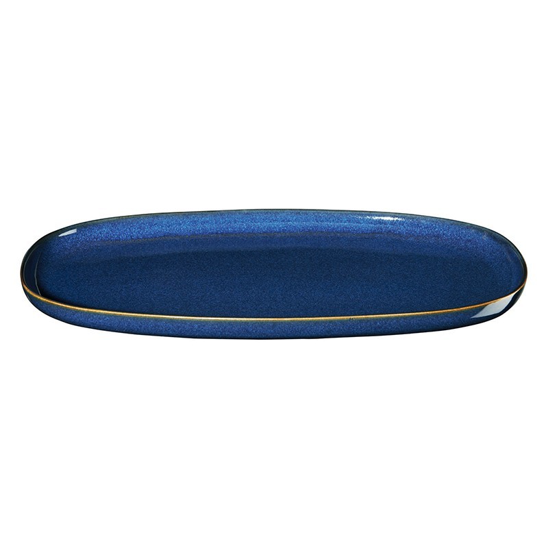 Prato Oval 30x18cm Azul Meia-Noite – Saisons Prato Oval 30x18cm Azul Meia-Noite – Saisons