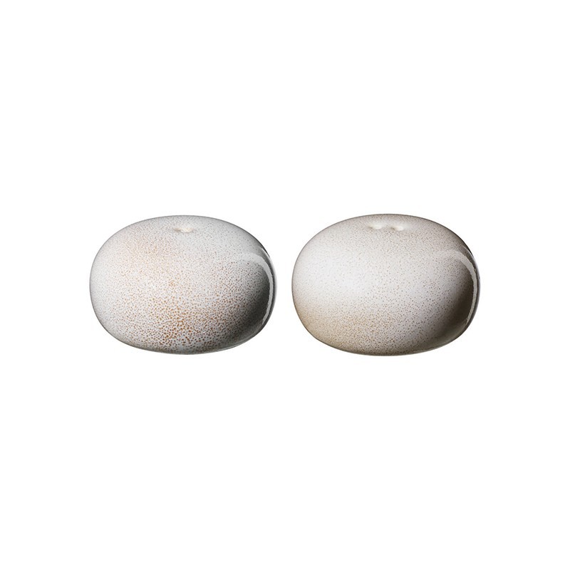 Set of Salt/Pepper Shake ⌀5cm Sand - Saisons