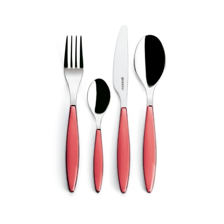 24-Piece Cutlery Set Red - Feeling