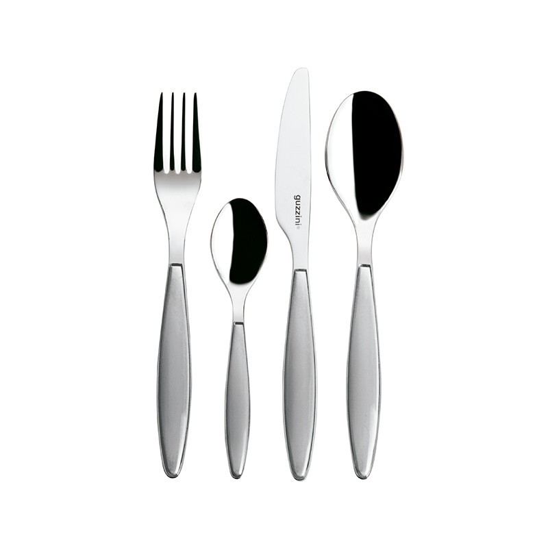 24-Piece Cutlery Set Grey - Feeling 24-Piece Cutlery Set Grey - Feeling