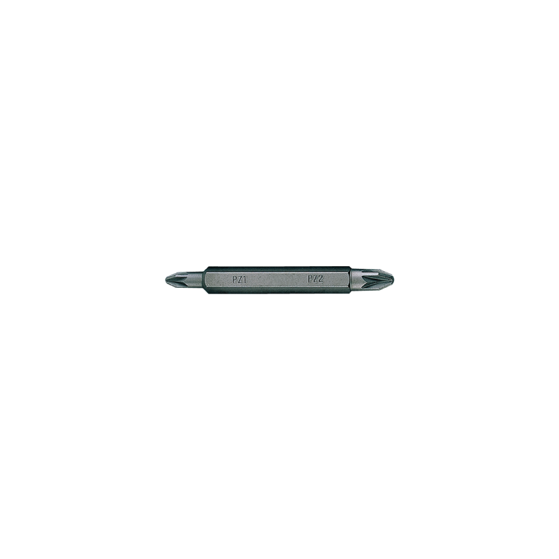 KING TONY 1/4' POZIDRIV® Reversible Bit PZ2/PZ3 60mm
