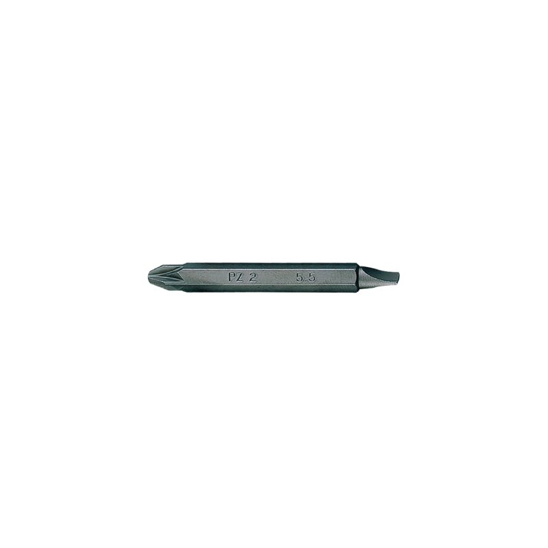 Ponta Dupla POZIDRIV®/Fenda PZ3/7.0x1.2 1/4' KING TONY